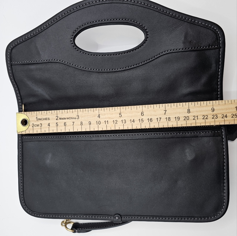 Coach Foldover Cut Out Clutch Crossbody, Style CA359 - Picture 4 of 15